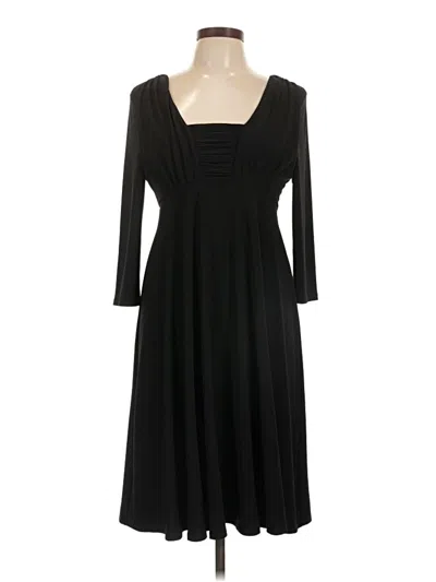 Pre-owned Evan Picone Casual Dress In Black