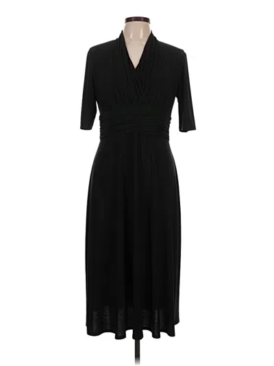 Pre-owned Evan Picone Casual Dress In Black