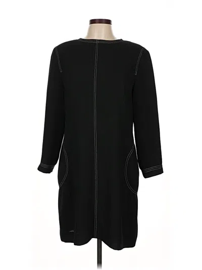 Pre-owned Evan Picone Casual Dress In Black