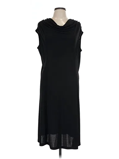 Pre-owned Evan Picone Casual Dress In Black