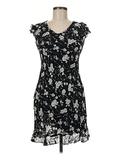 Pre-owned Evan Picone Casual Dress In Black