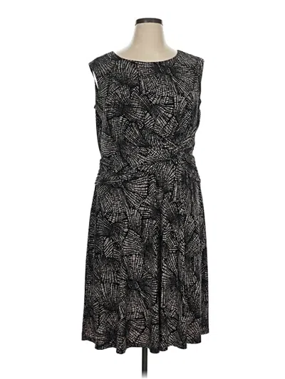 Pre-owned Evan Picone Casual Dress In Black