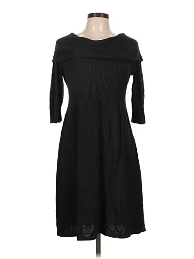 Pre-owned Evan Picone Casual Dress In Black