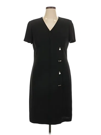 Pre-owned Evan Picone Casual Dress In Black
