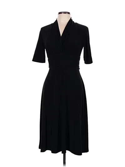 Pre-owned Evan Picone Casual Dress In Black