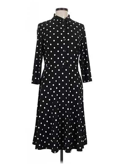 Pre-owned Evan Picone Casual Dress In Black