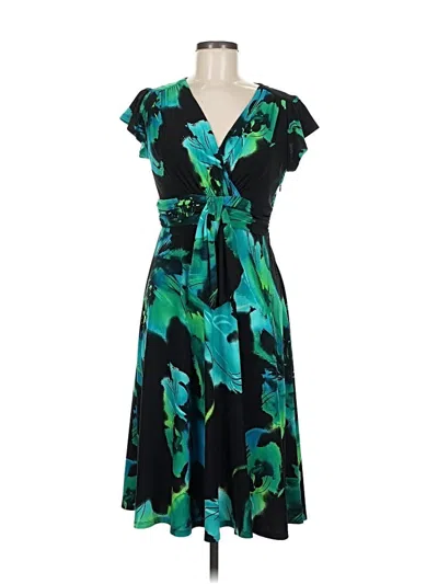 Pre-owned Evan Picone Casual Dress In Blue