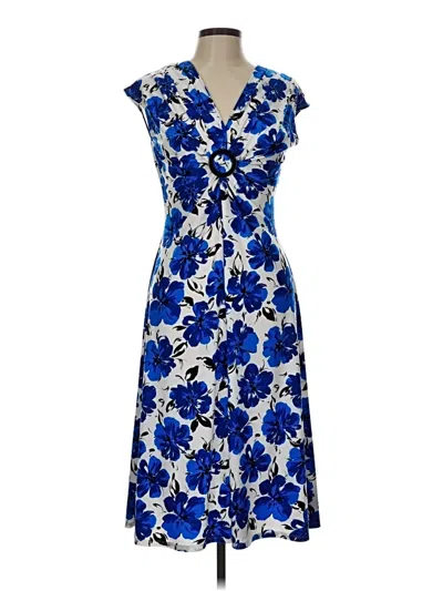 Pre-owned Evan Picone Casual Dress In Blue