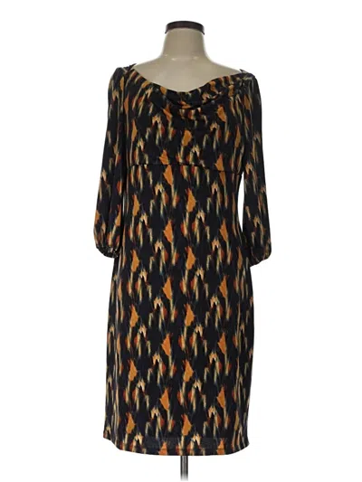 Pre-owned Evan Picone Casual Dress In Brown