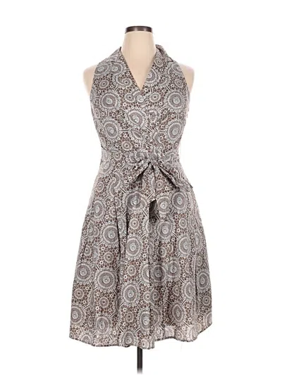 Pre-owned Evan Picone Casual Dress In Gray