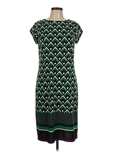 Pre-owned Evan Picone Casual Dress In Green