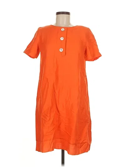Pre-owned Evan Picone Casual Dress In Orange