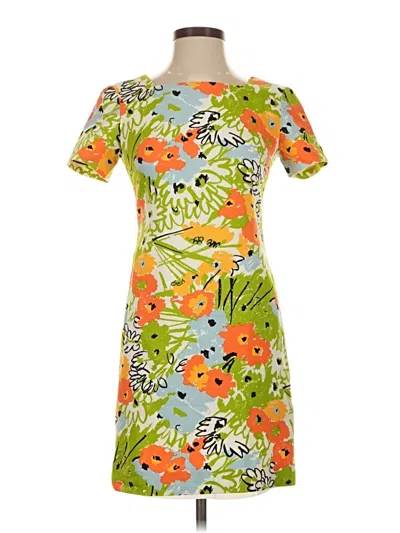 Pre-owned Evan Picone Casual Dress In Orange