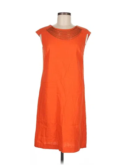 Pre-owned Evan Picone Casual Dress In Orange