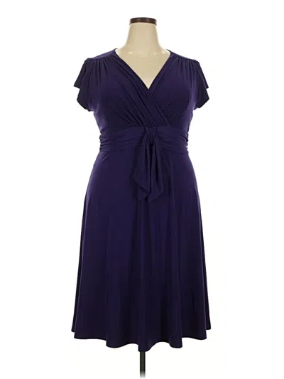 Pre-owned Evan Picone Casual Dress In Purple