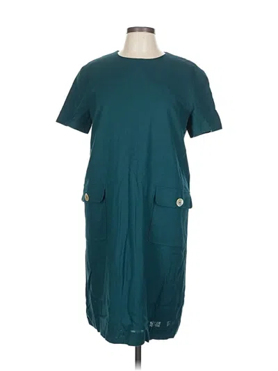 Pre-owned Evan Picone Casual Dress In Teal