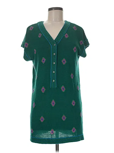 Pre-owned Evan Picone Casual Dress In Teal