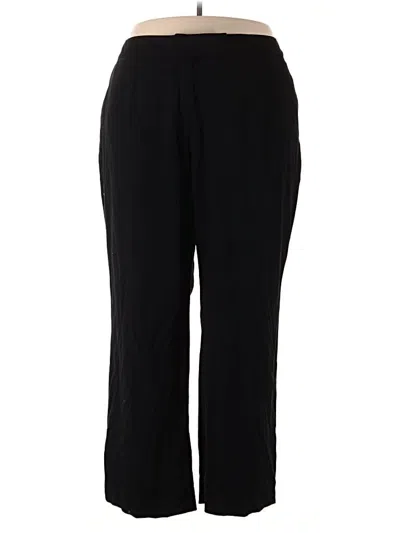 Pre-owned Evan Picone Casual Pants In Black