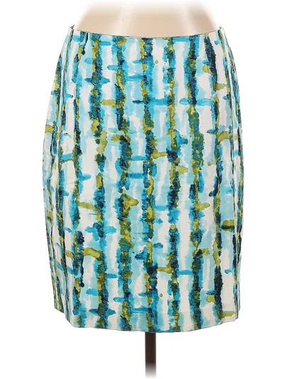Pre-owned Evan Picone Casual Skirt In Blue