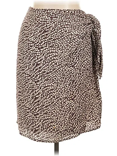 Pre-owned Evan Picone Casual Skirt In Brown