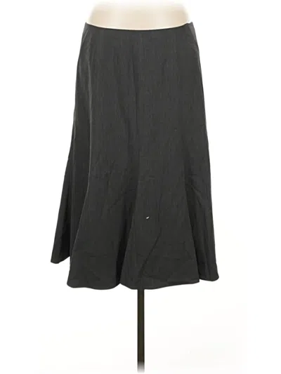 Pre-owned Evan Picone Casual Skirt In Gray