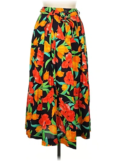 Pre-owned Evan Picone Casual Skirt In Orange