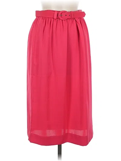 Pre-owned Evan Picone Casual Skirt In Red