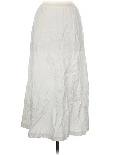 Pre-owned Evan Picone Casual Skirt In Silver