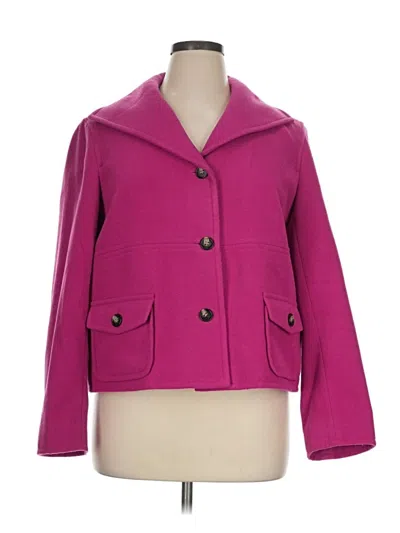 Pre-owned Evan Picone Coat In Pink