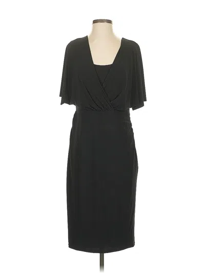 Pre-owned Evan Picone Cocktail Dress In Black