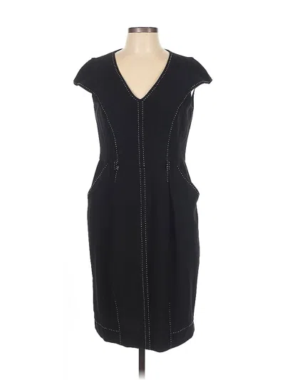 Pre-owned Evan Picone Cocktail Dress In Black