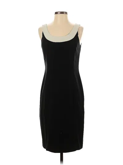 Pre-owned Evan Picone Cocktail Dress In Black