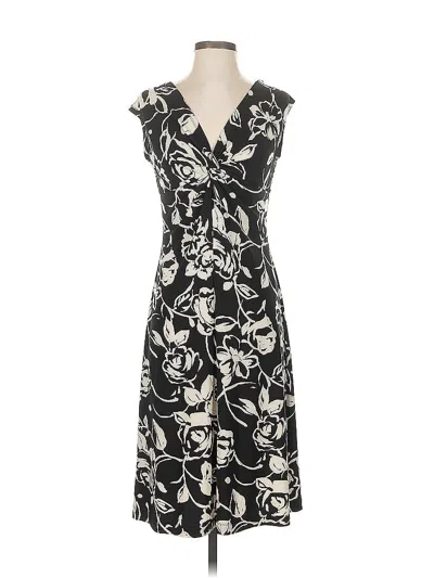 Pre-owned Evan Picone Cocktail Dress In Black