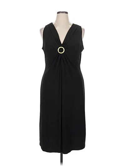 Pre-owned Evan Picone Cocktail Dress In Black