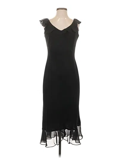 Pre-owned Evan Picone Cocktail Dress In Black