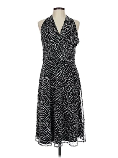 Pre-owned Evan Picone Cocktail Dress In Black