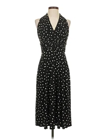 Pre-owned Evan Picone Cocktail Dress In Black