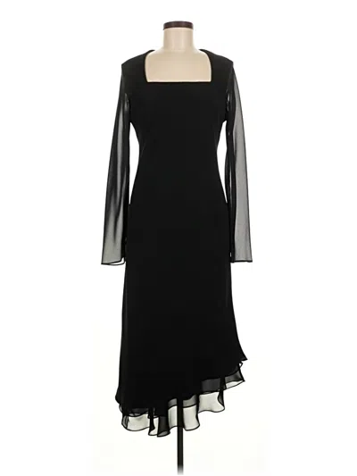 Pre-owned Evan Picone Cocktail Dress In Black