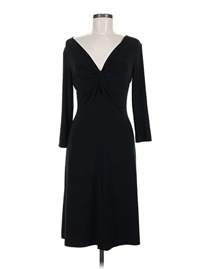 Pre-owned Evan Picone Cocktail Dress In Black