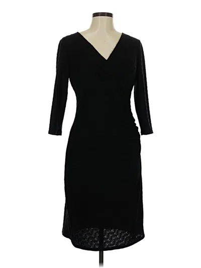 Pre-owned Evan Picone Cocktail Dress In Black