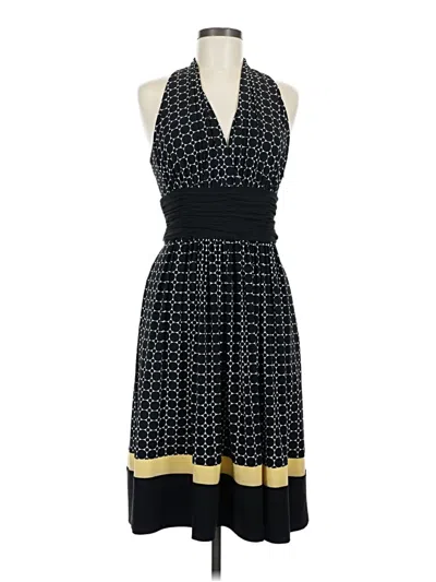 Pre-owned Evan Picone Cocktail Dress In Black