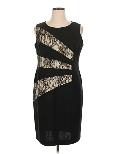 Pre-owned Evan Picone Cocktail Dress In Black