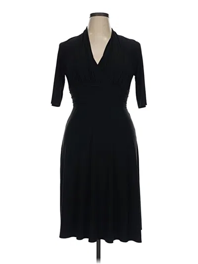 Pre-owned Evan Picone Cocktail Dress In Black