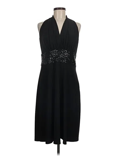 Pre-owned Evan Picone Cocktail Dress In Black