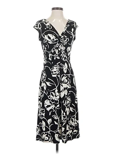 Pre-owned Evan Picone Cocktail Dress In Black