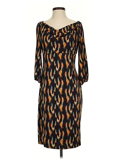 Pre-owned Evan Picone Cocktail Dress In Black