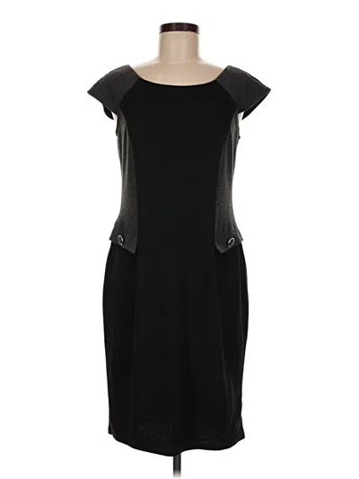 Pre-owned Evan Picone Cocktail Dress In Black