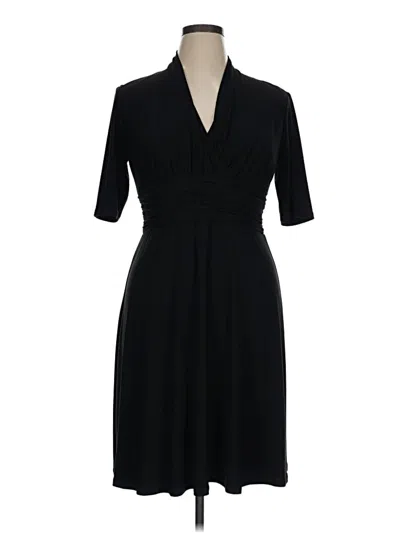 Pre-owned Evan Picone Cocktail Dress In Black