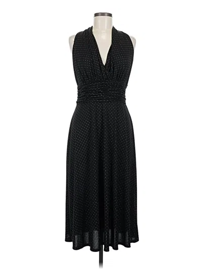 Pre-owned Evan Picone Cocktail Dress In Black