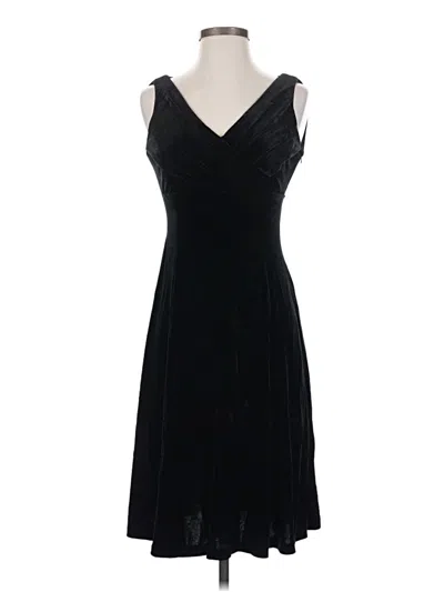 Pre-owned Evan Picone Cocktail Dress In Black